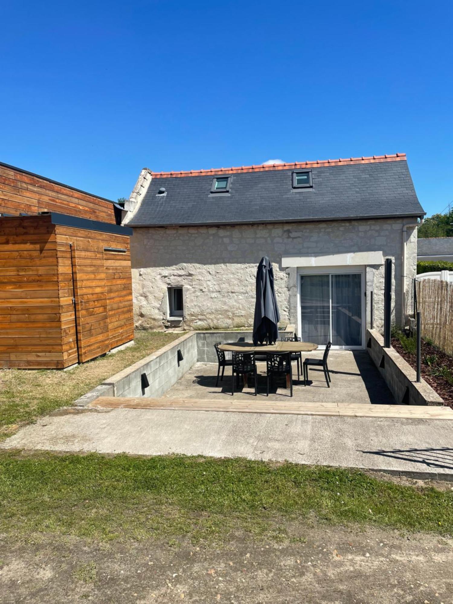 La Halte Des Marais Villa Huismes Exteriör bild